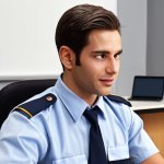A public servant attending a customer service skills training session, focusing on techniques for handling difficult customers and improving communication, with a positive and engaged attitude.